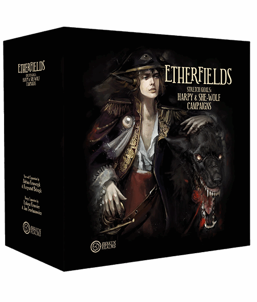Etherfields: Stretch Goals – Harpy & She-Wolf Campaigns (Kickstarter - Sundrop)