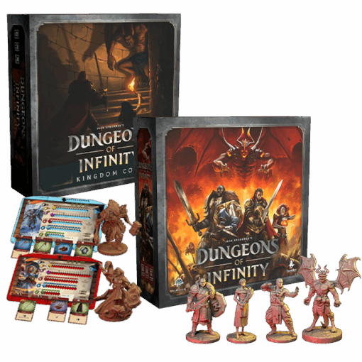 Dungeons of Infinity Deluxe Edition + Kingdom Cost + The Stonebound Saga Hero Pack (Kickstarter)