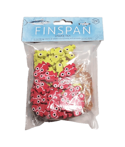 Finspan Upgrade Pack (Wooden Tokens & Squishy Eggs)