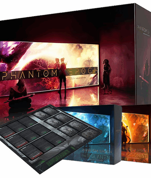 Phantom Epoch (Kickstarter - Deluxe Edition + Playmat + Add-Ons + Extra Bases & Dice)