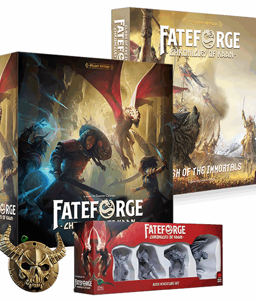 Fateforge: Chronicles of Kaan - Deluxe Edition (Kickstarter - Adventurer's Pledge + Clash of the Immortals)