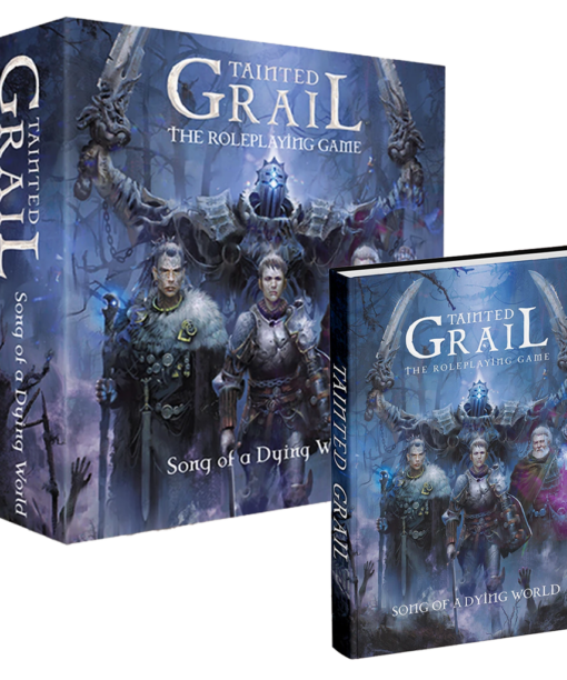 Tainted Grail TTRPG: Song of a Dying World (Gamefound - Deluxe Box Set + Core Rulebook)