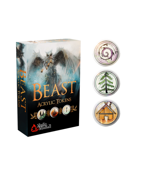 Beast: Acrylic Tokens (Gamefound Add-On)