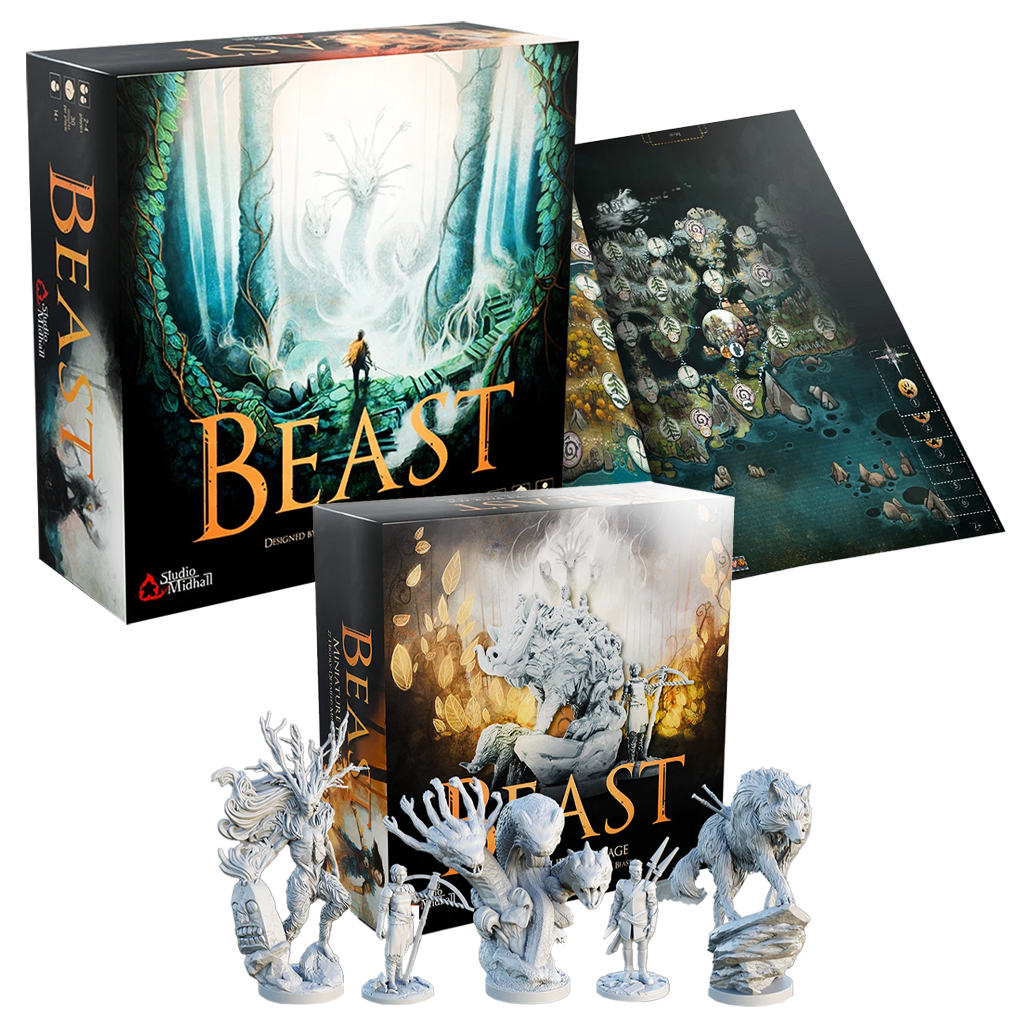 Beast + Miniatures + Neoprene Mat (Gamefound)